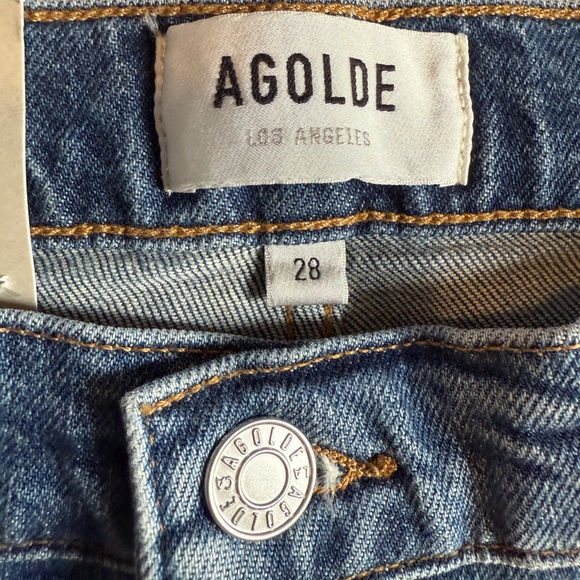 Agolde Riley High Rise Crop - Picture 2 of 6